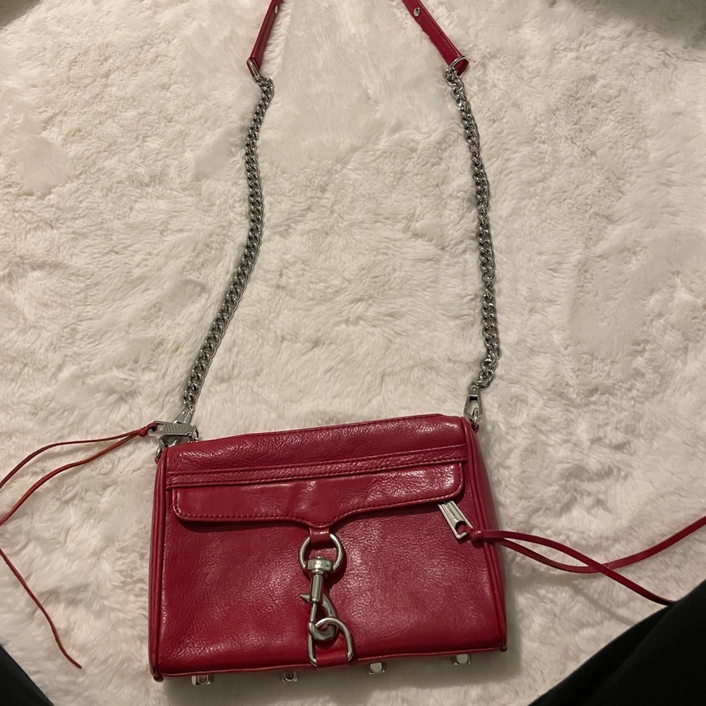 Rebecca Minkoff Red Leather Crossbody Bag